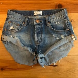 One Teaspoon Bandit Style Denim Shorts!